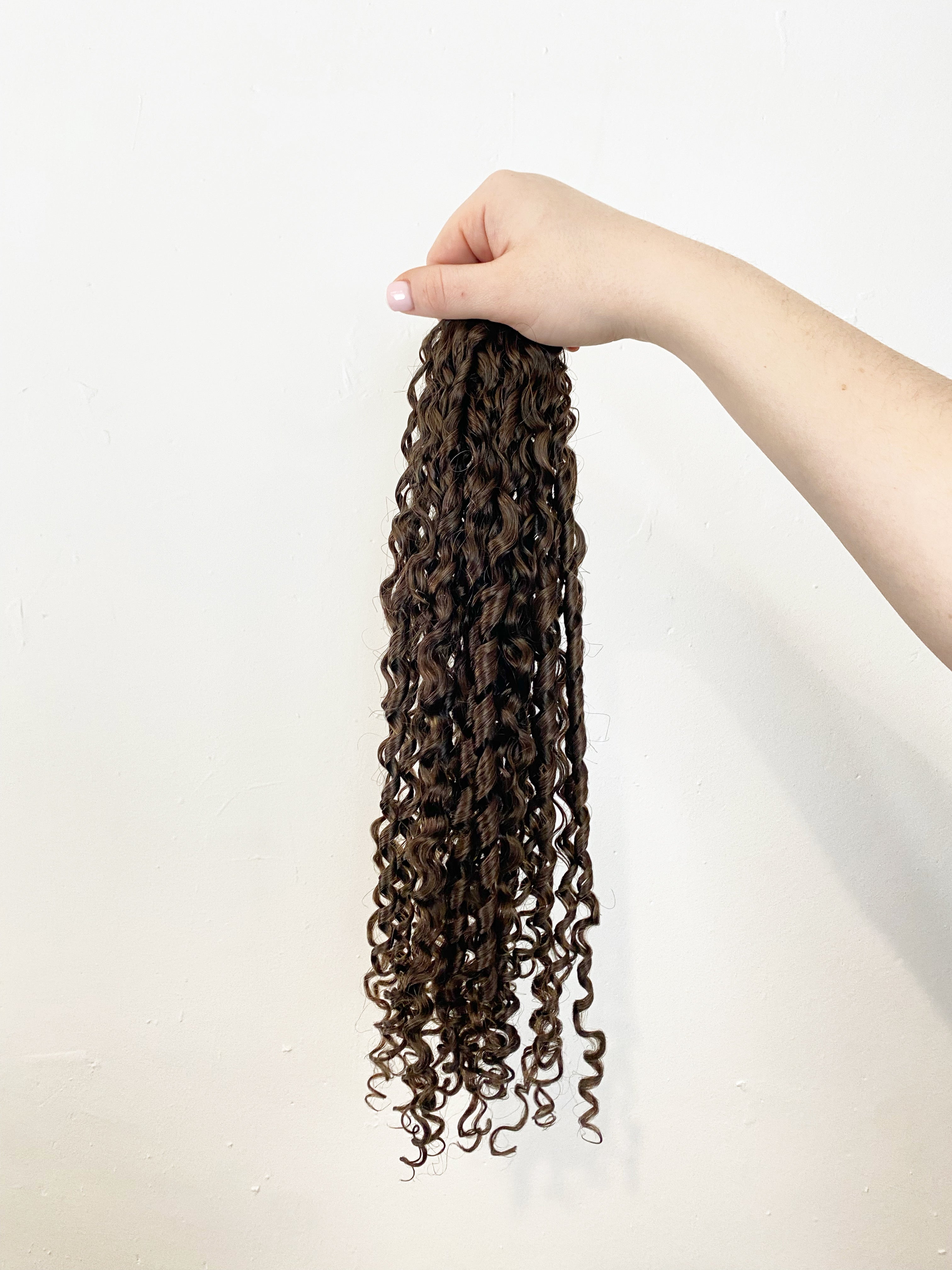 curly hair extensions UK nano weft classic curl human hair extensions