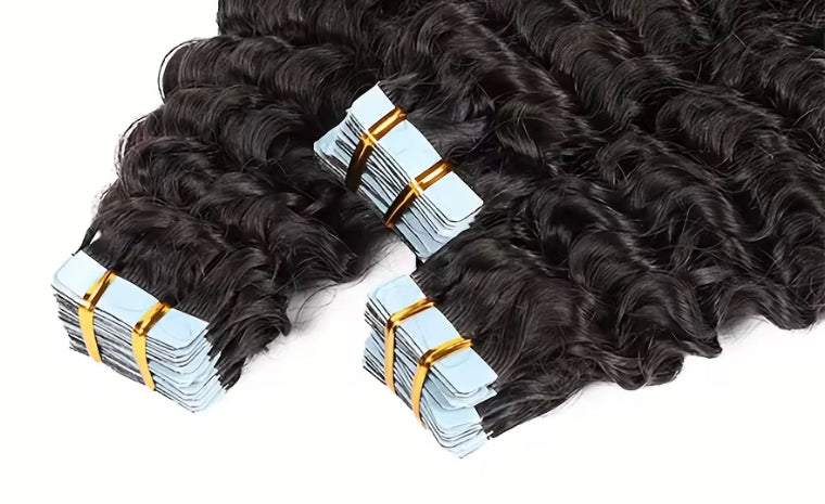 Soft Wave Signature Tape Extensions for natural-looking length and fullness on 2A-2B hair types